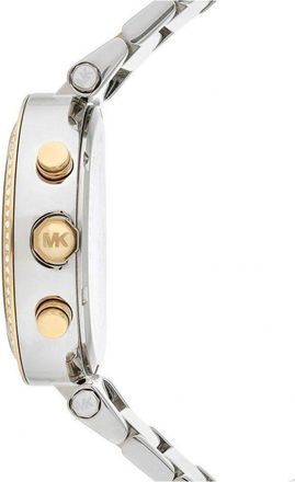 Michael Kors Womens Ladies Parker Watch MK5626 - Silver & Gold Metal - One Size