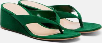 Gianvito Rossi Sandalias con cu&ntilde;a de ante