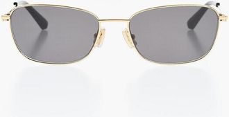 Bottega Veneta oval Sunglasses with Golden Effect Frame size Unica
