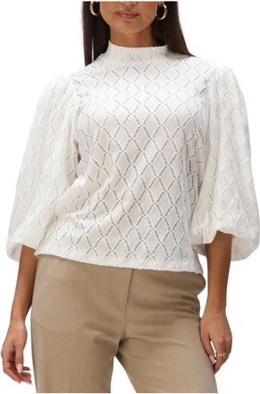 Minus Overhemden, Dames, Wit, M, Polyester, Mstindera Blouse
