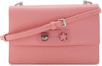 Chiara Ferragni Tassen, Dames, Roze, ONE Size, Roze Eye Star Crossbody Tas