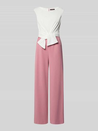 Vera Mont Jumpsuit mit Knotendetail in Rosa, Gr&ouml;&szlig;e 38