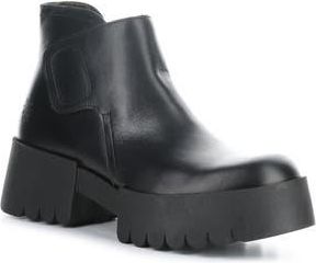 FLY London Endo Platform Bootie in 000 Black Rug at Nordstrom Rack, Size 10-10.5Us / 41Eu
