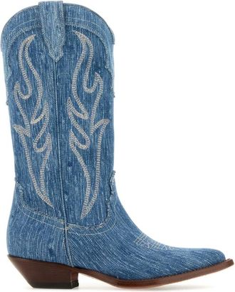 Sonora Denim Santa Fe Cowboy Laarzen - Dames - Cowboylaarzen - Blauw - 36 EU - Denim - Schoenen