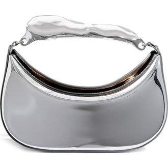 Alexis Bittar Water Stone Top Handle Bag in Chrome at Nordstrom