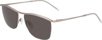DKNY Womens Dkny108s Rose Gold Sunglasses Metal - One Size