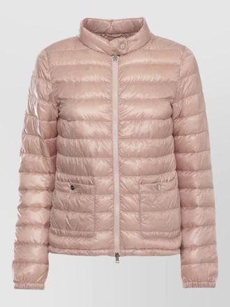 Herno quilted down jacket high neck pockets