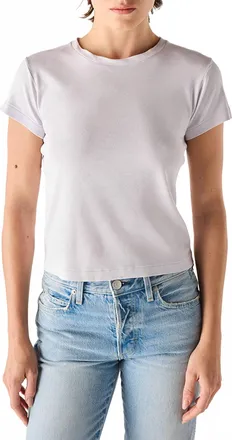 Amo Jade Short Sleeve Tee In Quartz
