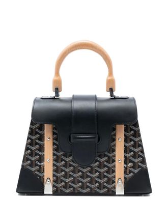 Goyard 2021 Goyardine Saigon Structured PM satchel - Nero