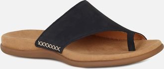 Gabor Womens Lanzarote Womens Sandals - Dark Blue Nub - Size: 6.5