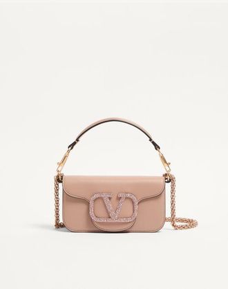 Valentino Garavani Valentino Garavani Loc&ograve; Small Shoulder Bag With Jewel Logo Wo