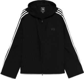 Yohji Yamamoto Logo Zipped Blouson Jacket