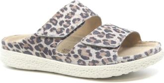 Hartjes Groove Slipper - Dames - Sandalen - Beige - 37 EU - Leer - Schoenen