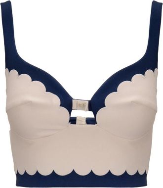 Elisabetta Franchi Sleeveless Top - Dames - Tops zonder mouwen - Veelkleurig - S - Polyester - Tops