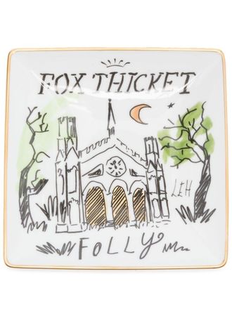 Ginori 1735 Fox Thicket Folly tray - unisex - ceramic - One Size - White
