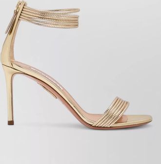 Aquazzura synthetic leather ankle-strap sandals