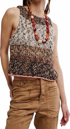 Free People Flea Market Tank Top In Natural Combo