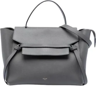 Celine Pre-owned Handbags, female, Gray, Size: ONE SIZE Pre-owned Mini Belt Bag