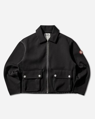 Cav Empt Men s Smooth Zip Up Jacket Black