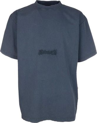 Balenciaga T-Shirts, male, Blue, Size: XL T-Shirt