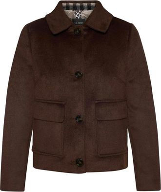 Gil Bret Jassen, Dames, Bruin, XL, Wol, Licht Jack