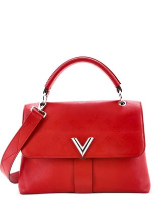 Louis Vuitton Very One Handle Bag Monogram Leather satchel - Rosso