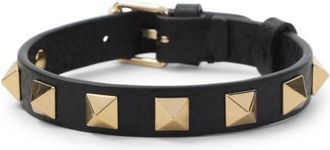 Valentino Garavani Black Studded Bracelet