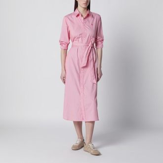 Polo Ralph Lauren Red and white striped shirt dress