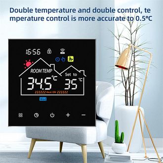 OEM Termostato Inal&aacute;mbrico Wi-fi Inteligente Para Un Calentamiento Eficiente Del Agua Con Caldera De Gas, Controlador Digital De Temperatura A