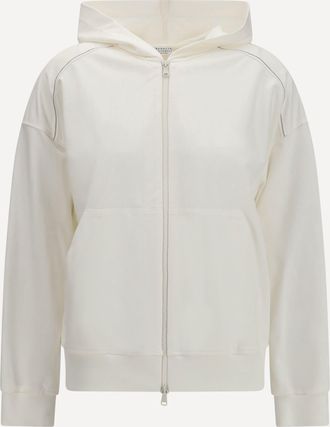 Brunello Cucinelli Felpa con Cappuccio Woman XL