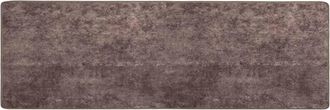 vidaXL Pasillo De Alfombra Marsa Gris 100 X 300 Cm Poli&eacute;ster Y Pvc Vidaxl