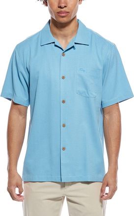 Tommy Bahama Coastal Breeze Check Silk-Blend Shirt