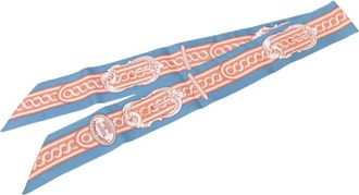 Herm&egrave;s Pre-owned Hermes Bride de Cour Silk Twilly Scarf Ladies SA817J2K00J9MJ10