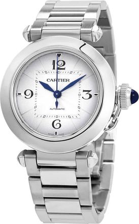 Cartier Pasha Automatic Silver Dial Ladies Watch WSPA0013