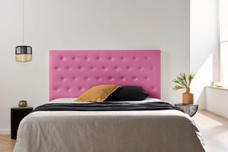 Moonia Cabecero Tapizado Ferrara Polipiel 160x120x8 Cm - Moonia