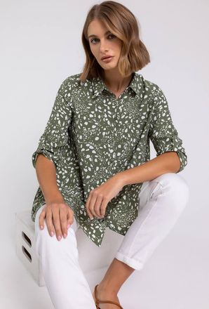 Roman Ditsy Spot Tunic Blouse