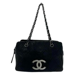 Chanel Pre-owned Calf Leather Shoulder Bag - Dames - Pre-owned - Zwart - Maat: ONE Size Leer