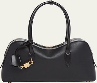 Stella McCartney Ryder Large Shoulder Bag in Embossed Grainy Eco Mat