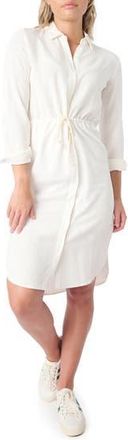 Gibsonlook Long Sleeve Shirtdress in White at Nordstrom Rack, Size Medium