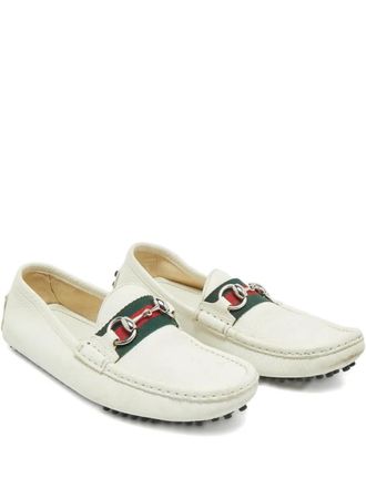 Gucci Horsebit leather loafers - Toni neutri