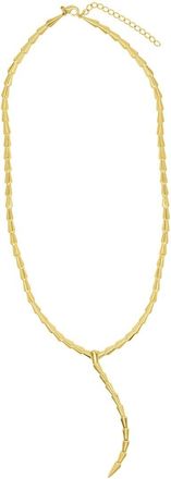 Adornia Adornia 14K Plated Lariat Y Necklace