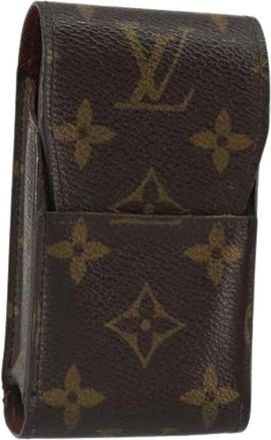 Louis Vuitton Pre-owned Accessories, female, Brown, Size: ONE SIZE Pre-owned Canvas Home-Office