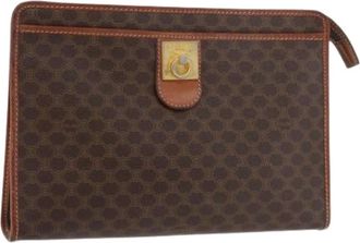 Celine Pre-owned Clutches, female, Brown, Size: ONE SIZE Pre-owned Vintage Clutch