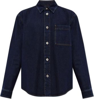 Burberry Camicia con ricamo - Blu