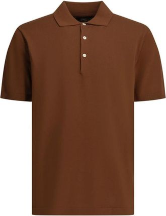 Beams Plus Polo in Maglia 12G - - Tops - Uomo - Marrone - L