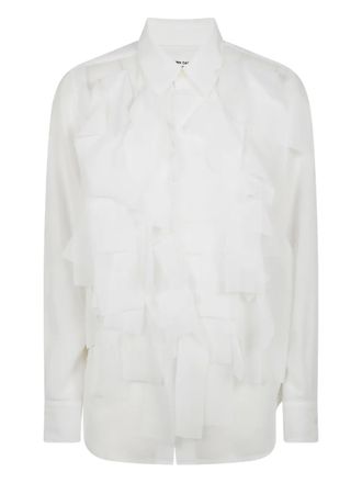 Comme Des Gar&ccedil;ons long-sleeved shirt - White
