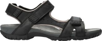 Mephisto Stijlvolle herensandaal - Heren - Sandalen - Zwart - 47 EU - Leer - Schoenen