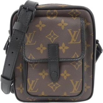 Louis Vuitton Marron Coated Canvas Shoulder Bag (Pre-Owned)