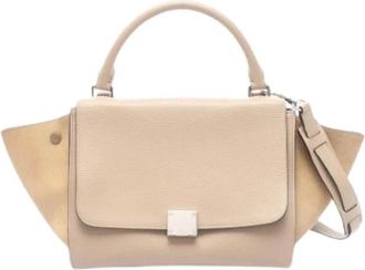 Celine Pre-owned Handbags, female, Beige, Size: ONE SIZE Pre-owned Vintage Handbag