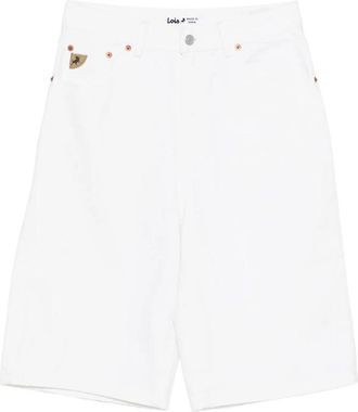 Lois Jeans Camille Logo Patch Shorts